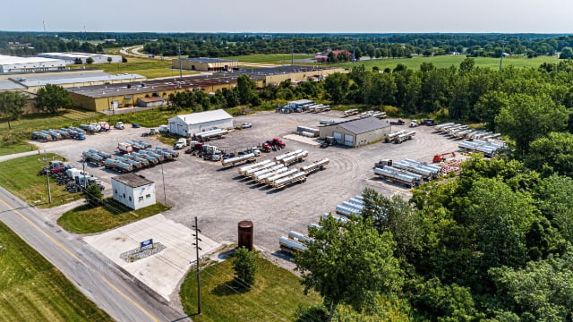 Aerial view of Quality Carriers site