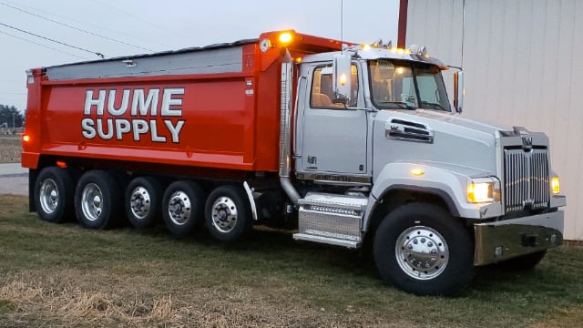Hume Supply Large Dump Truck Lima OH